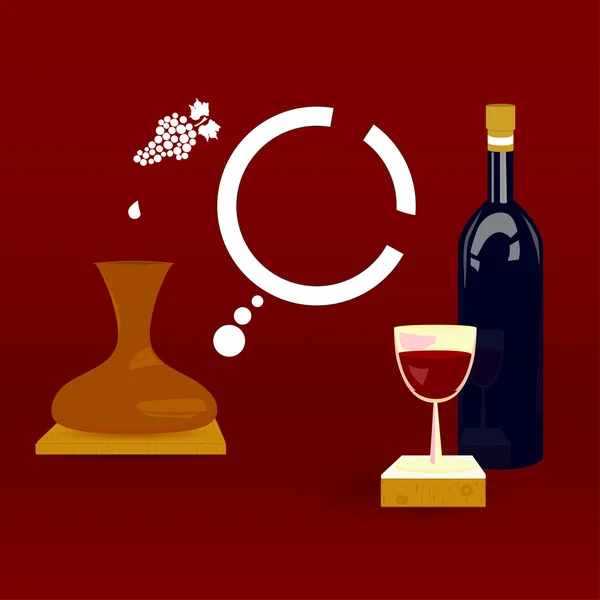Wijnbereiding — Stockvector