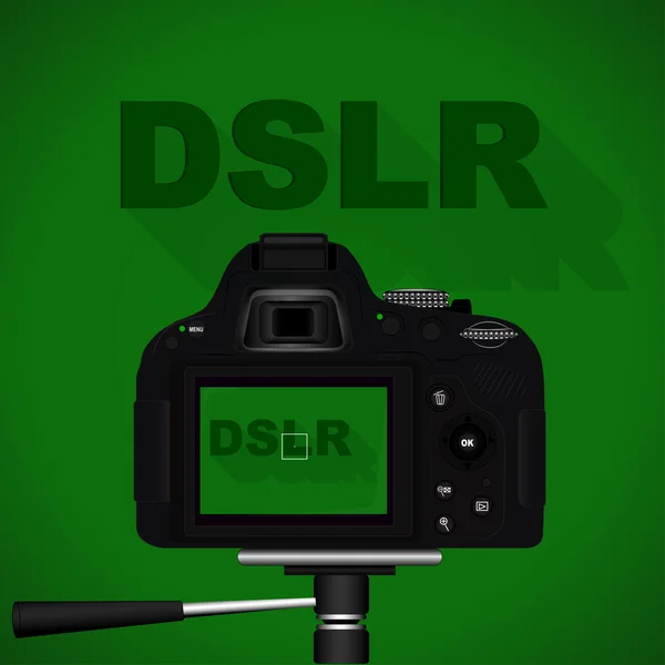 Caméra Dslr — Image vectorielle