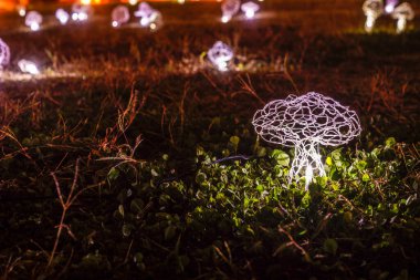 Bu ışık nesnesi parlıyor. Çekim yeri: Yokohama-şehir kanagawa ili