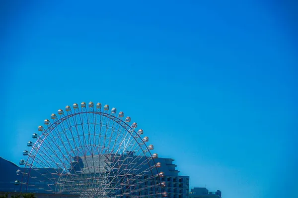 Yokohama Cityscape Και Γαλάζιο Ουρανό Τοποθεσία Νομός Γιοκοχάμα Πόλη Καναγκάουα — Φωτογραφία Αρχείου