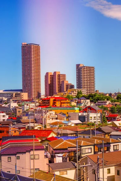 Ciudad Yokohama Desde Gran Calle Comercial Ubicación Del Tiroteo Yokohama — Foto de Stock