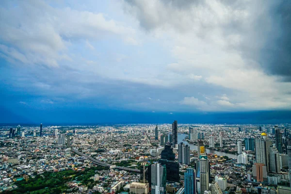 Imagem Arranha Céus Bangkok Tailândia Localização Tiroteio Bangkok Tailândia — Fotografia de Stock