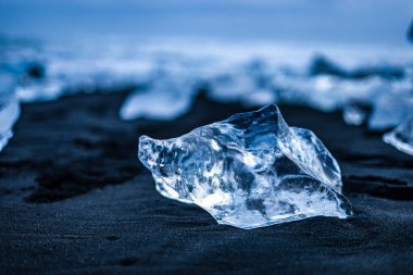 Yorkels Aur Roon Buzul Gölü Buzu. Çekim Konumu: İzlanda