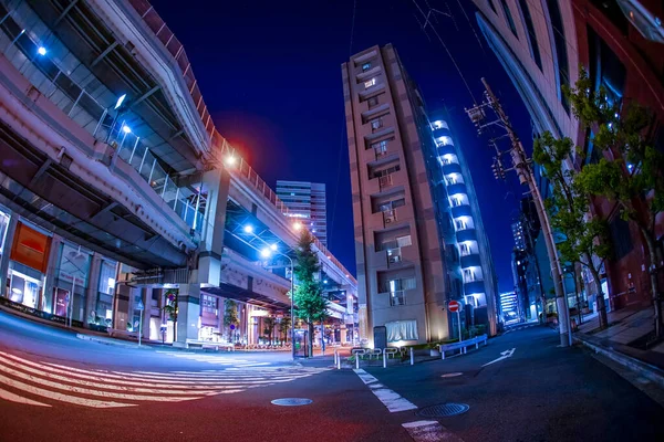 Nachtansicht Von Yokohama Yokohama City Kanagawa Drehort Yokohama Stadt Kanagawa — Stockfoto