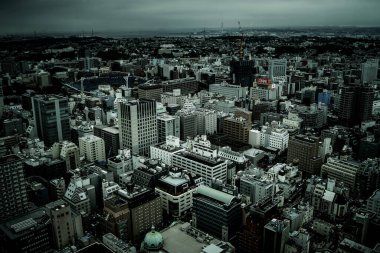 Kule Yokohama Kitakagaku 'dan (Monochrome) görüntüler. Çekim yeri: Yokohama-şehir kanagawa ili