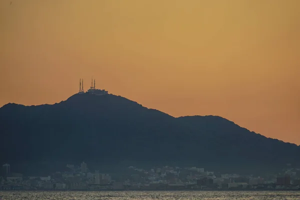 Hakodate Montaña Vista Noche Hakodate Ubicación Del Disparo Hokkaido Hakodate —  Fotos de Stock