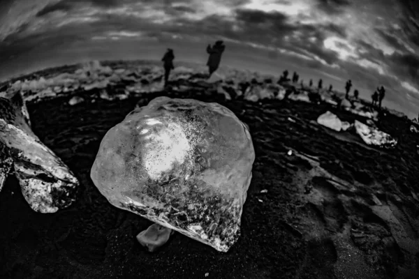 Yorkels Aur Roon Glacier Lake Ice Ubicación Del Disparo Islandia —  Fotos de Stock