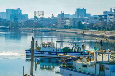 Katsushima Kanalı (Shinagawa Koğuşu). Çekim yeri: Tokyo Büyükşehir Bölgesi