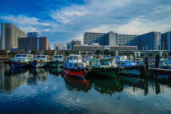 Canal Katsushima Shinagawa Ward Localização Tiroteio Tóquio Área Metropolitana — Fotografia de Stock