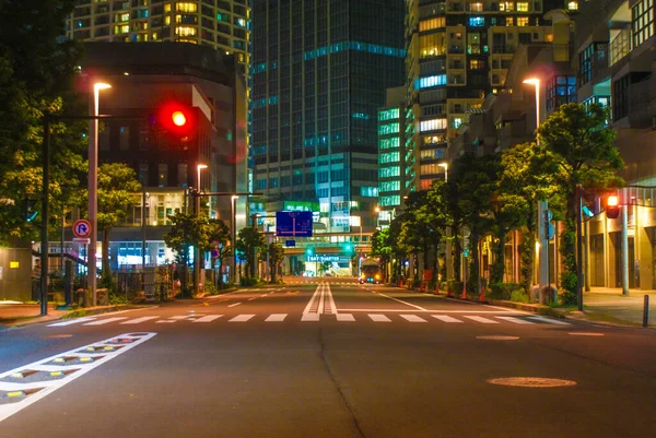 Vista Nocturna Yokohama Minato Mirai Ubicación Del Tiroteo Yokohama City —  Fotos de Stock