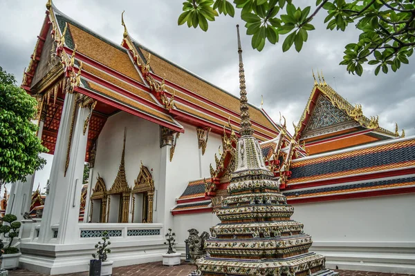 Instalações Religiosas Wat Templo Localização Tiroteio Bangkok Tailândia — Fotografia de Stock