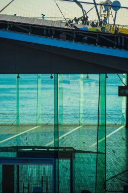 Da-san Köprüsü ve Sabah Işığı. Çekim yeri: Yokohama Şehri Naka Bölgesi