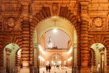 Stockholms Lickusdagen ve Night view. Çekim yeri: İsveç, Stockholm