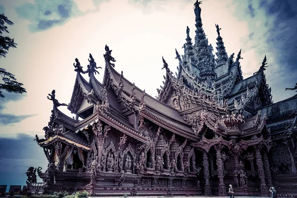 Sanctuari Oob Truth Thailand Kingdom Pattaya Ubicación Del Disparo Tailandia — Foto de Stock