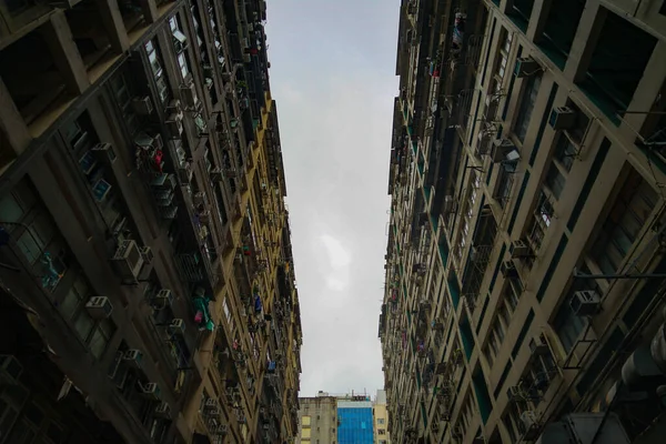 Hong Kong Enorme Meeting Housing Luogo Ripresa Regione Amministrativa Speciale — Foto Stock