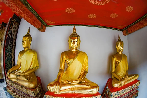 Instalações Religiosas Wat Templo Localização Tiroteio Bangkok Tailândia — Fotografia de Stock