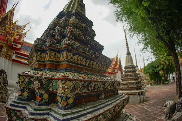 Vallási Létesítmények Wat Templom Lövöldözés Helye Bangkok Thaiföld — Stock Fotó