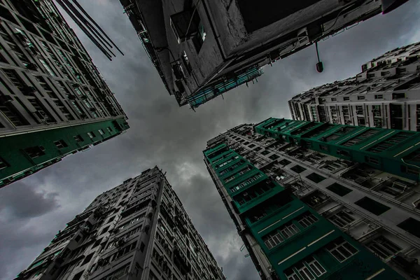 Hong Kong Huge Meeting Housing Shooting Location Hong Kong Special — Stock Photo, Image