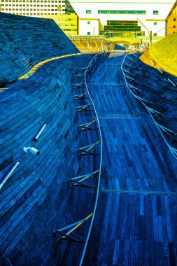 Da-san Köprüsü ve Sabah Işığı. Çekim yeri: Yokohama Şehri Naka Bölgesi