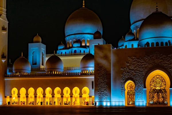 Shakezy Cayd Grand Mosque Єднані Арабські Емірати Shooting Location Abdabi — стокове фото