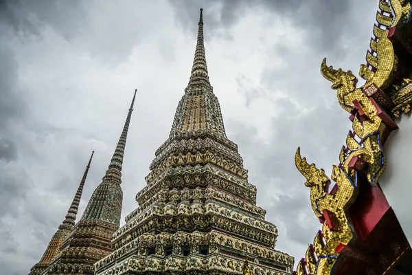 Instalaciones Religiosas Wat Templo Ubicación Del Disparo Bangkok Tailandia — Foto de Stock