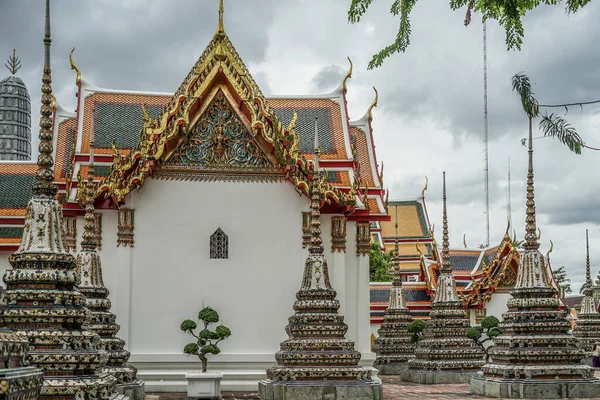 Instalações Religiosas Wat Templo Localização Tiroteio Bangkok Tailândia — Fotografia de Stock