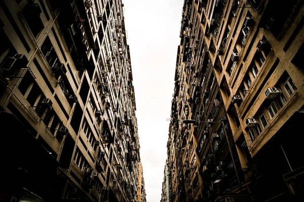 Hong Kong Enormt Möte Boende Plats För Fotografering Hongkongs Särskilda — Stockfoto