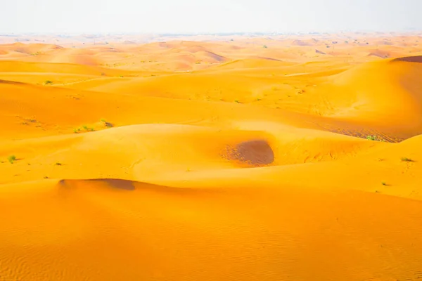 Arabský Obraz Pouště Místo Střelby Dubaj — Stock fotografie