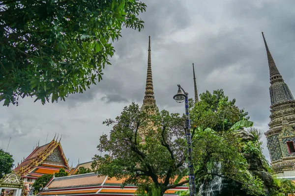 Instalaciones Religiosas Wat Templo Ubicación Del Disparo Bangkok Tailandia — Foto de Stock