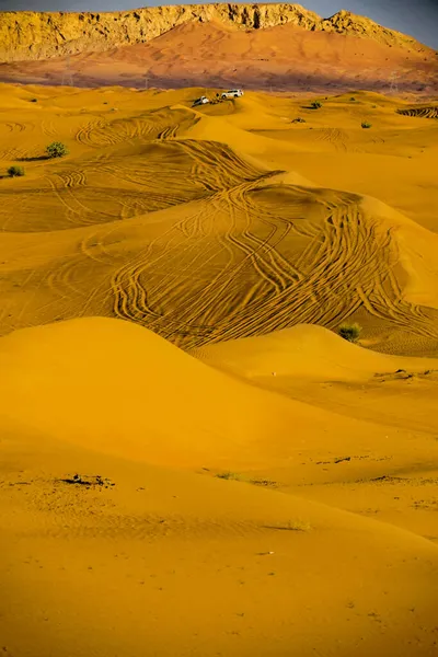Dubai Arabian Desert Ubicación Del Disparo Emiratos Árabes Unidos — Foto de Stock