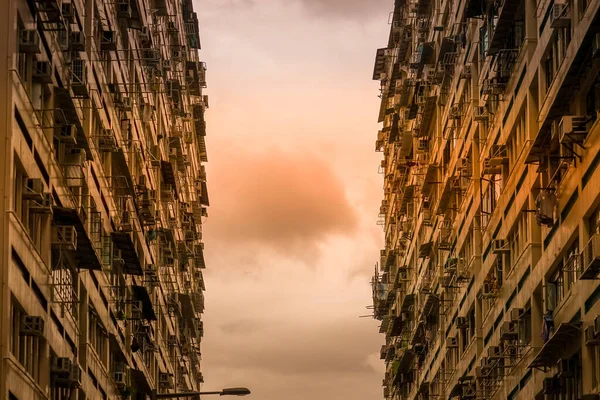 香港巨大集合住宅 撮影場所 香港特別行政区 — ストック写真