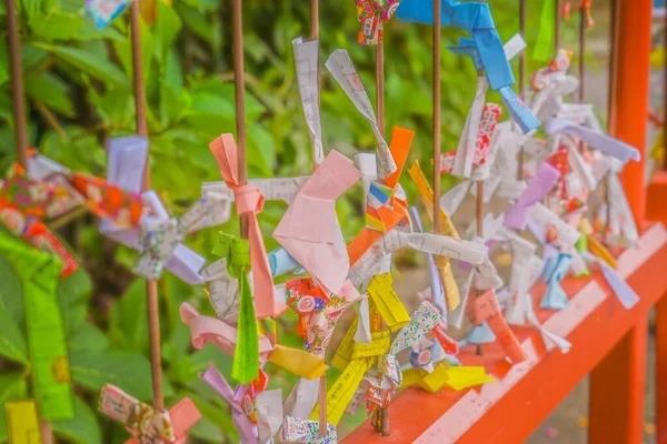 Colorful Fortune Японська Культура Місце Зйомок Місто Камакура Префектура Канаґава — стокове фото