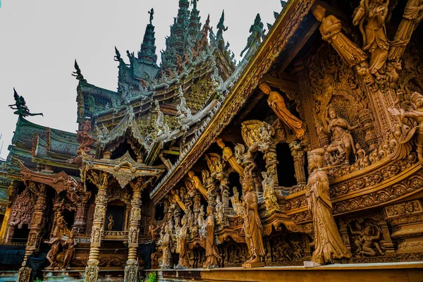Sanctuari Oob Truth Thajské Království Pattaya Místo Střelby Thajsko Pattaya — Stock fotografie
