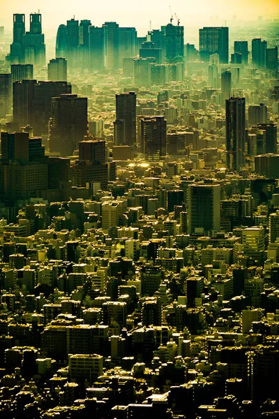 Shinjuku Fukutoshin Och Skymningsbilder Skytteläge Shinjuku Tokyo — Stockfoto