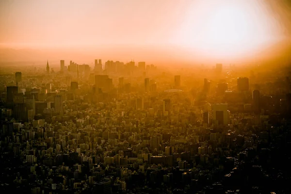 Shinjuku Fukutoshin Schemering Beelden Schietplaats Shinjuku Tokio — Stockfoto