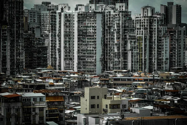 Macau Byt Kolektivní Bydlení Místo Střelby Zvláštní Správa Macaa — Stock fotografie