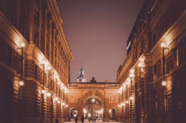 Stockholms Lickusdagen ve Night view. Çekim yeri: İsveç, Stockholm
