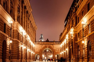 Stockholms Lickusdagen ve Night view. Çekim yeri: İsveç, Stockholm