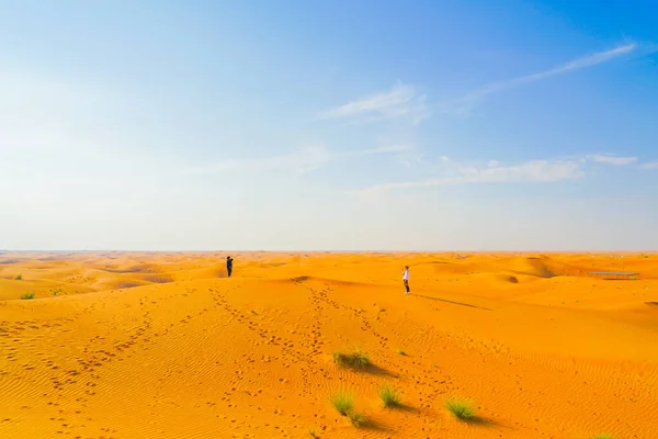 Арабский Образ Пустыни Место Съемки Дубай — стоковое фото