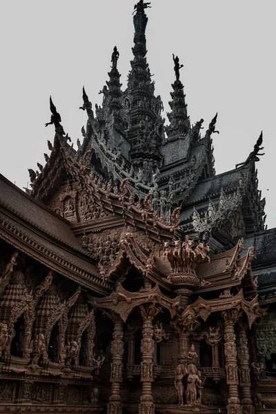 Sanctuari Oob Truth Thailand Koninkrijk Pattaya Schietplaats Thailand Pattaya — Stockfoto