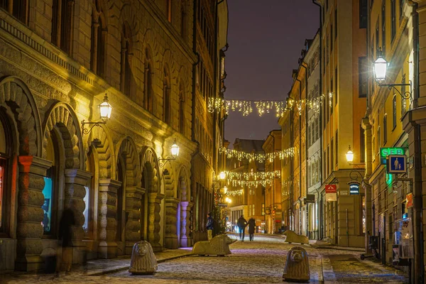 Gumlastan Old Town Cityscape Stockholm 스웨덴 스톡홀름 — 스톡 사진