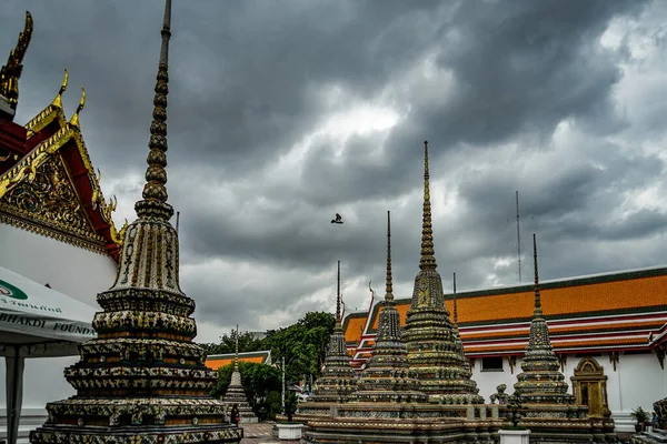 Instalaciones Religiosas Wat Templo Ubicación Del Disparo Bangkok Tailandia — Foto de Stock