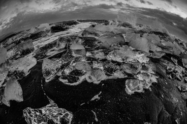 Yorkels Aur Roon Buzul Gölü. Çekim Konumu: İzlanda