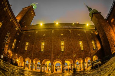Stockholm Belediye Binası. Çekim yeri: İsveç, Stockholm