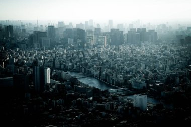 Chuo Ward şehri, Chuo-ku, Tokyo. Çekim yeri: Chuo-ku, Tokyo