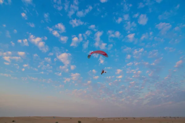 Flying Buggy Deserto Árabe Localização Tiro Dubai — Fotografia de Stock