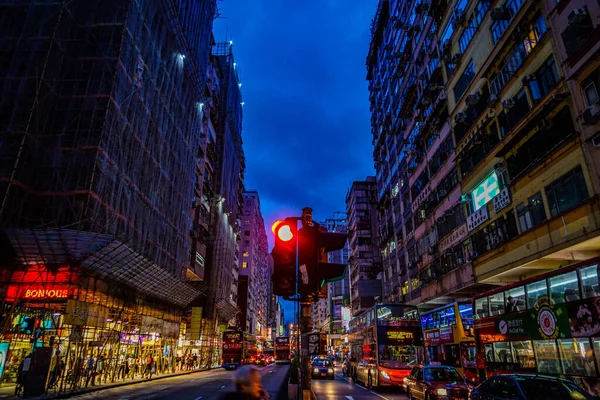 Hong Kong Şehir Manzarası Çekim Yeri Hong Kong Özel Yönetim — Stok fotoğraf