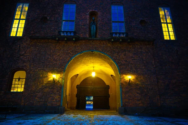 Stockholm City Hall Shooting Location Sweden Stockholm — Stock Photo, Image