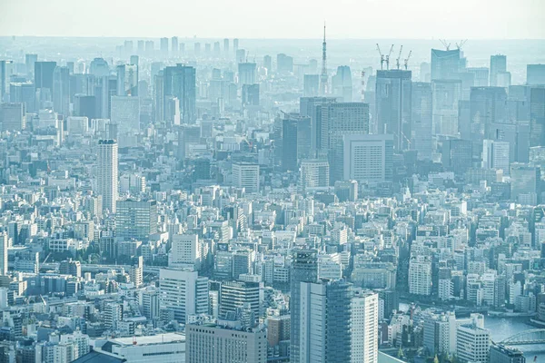 Byggnadsgrupp Centrala Tokyo Skytteläge Chuo Tokyo — Stockfoto