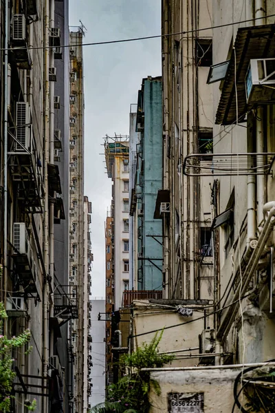 Αστικό Τοπίο Του Χονγκ Κονγκ Τοποθεσία Λήψης Ειδική Διοικητική Περιοχή — Φωτογραφία Αρχείου
